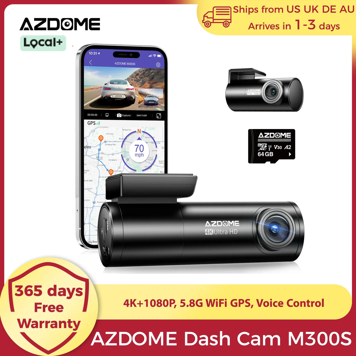 AZDOME 4K Ultra HD